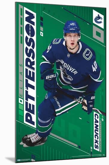 NHL Vancouver Canucks - Elias Pettersson 19-Trends International-Mounted Poster