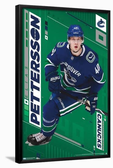 NHL VANCOUVER CANUCKS - ELIAS PETTERSSON-null-Framed Standard Poster