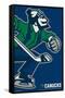 NHL Vancouver Canucks - Logo 14-Trends International-Framed Stretched Canvas