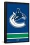 NHL Vancouver Canucks - Logo 21-Trends International-Framed Poster