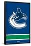 NHL Vancouver Canucks - Logo 21-Trends International-Framed Poster