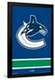 NHL Vancouver Canucks - Logo 21-Trends International-Framed Poster