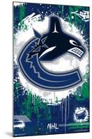 NHL Vancouver Canucks - Maximalist Logo 23-Trends International-Mounted Poster