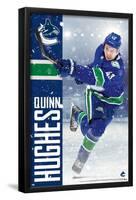 NHL Vancouver Canucks - Quinn Hughes 20-Trends International-Framed Poster