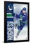 NHL Vancouver Canucks - Quinn Hughes 20-Trends International-Framed Poster