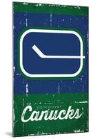 NHL Vancouver Canucks - Retro Logo 13-Trends International-Mounted Poster