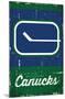 NHL Vancouver Canucks - Retro Logo 13-Trends International-Mounted Poster