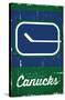 NHL Vancouver Canucks - Retro Logo 13-Trends International-Stretched Canvas