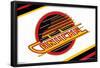 NHL Vancouver Canucks - Retro Logo 19-Trends International-Framed Poster