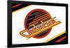 NHL Vancouver Canucks - Retro Logo 19-Trends International-Framed Poster