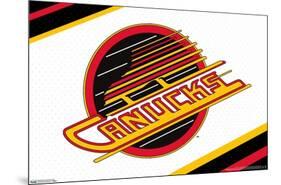 NHL VANCOUVER CANUCKS - RETRO LOGO-null-Mounted Standard Poster