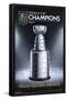 NHL Vegas Golden Knights - 2023 Stanley Cup Team Logo-Trends International-Framed Poster