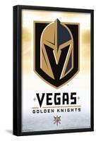 NHL Vegas Golden Knights - Logo 17-Trends International-Framed Poster