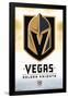 NHL Vegas Golden Knights - Logo 17-Trends International-Framed Poster