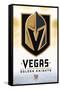 NHL Vegas Golden Knights - Logo 17-Trends International-Framed Stretched Canvas