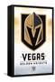 NHL Vegas Golden Knights - Logo 17-Trends International-Framed Stretched Canvas