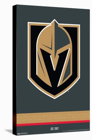 NHL Vegas Golden Knights - Logo 21-Trends International-Stretched Canvas