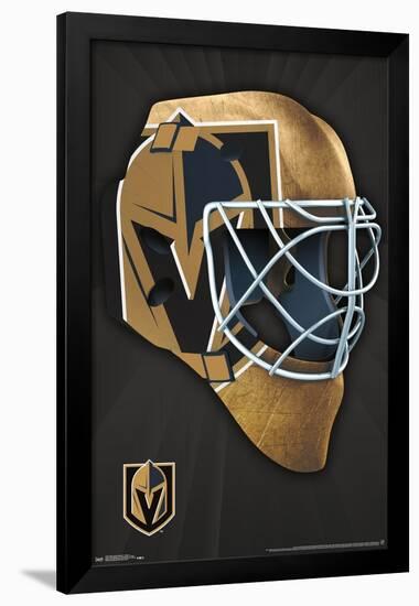 NHL Vegas Golden Knights - Mask 17-Trends International-Framed Poster