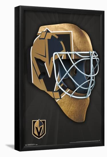 NHL Vegas Golden Knights - Mask 17-Trends International-Framed Poster