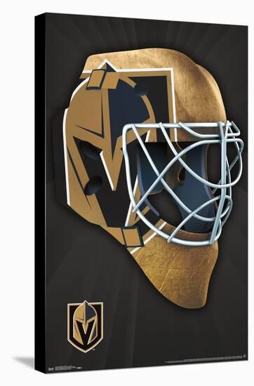 NHL Vegas Golden Knights - Mask 17-Trends International-Stretched Canvas
