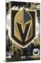 NHL Vegas Golden Knights - Maximalist Logo 23-Trends International-Mounted Poster