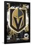 NHL Vegas Golden Knights - Maximalist Logo 23-Trends International-Framed Poster