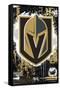 NHL Vegas Golden Knights - Maximalist Logo 23-Trends International-Framed Stretched Canvas