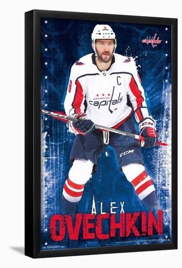 NHL Washington Capitals - Alex Ovechkin 17-Trends International-Framed Poster