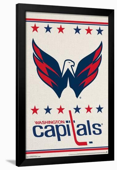NHL Washington Capitals - Logo 14-Trends International-Framed Poster