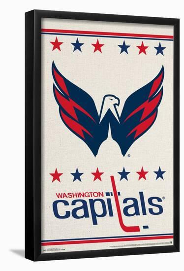 NHL Washington Capitals - Logo 14-Trends International-Framed Poster