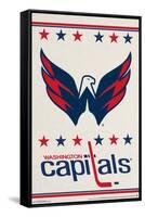 NHL Washington Capitals - Logo 14-Trends International-Framed Stretched Canvas