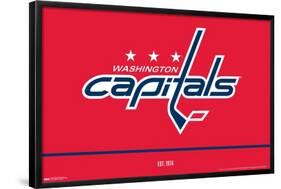 NHL Washington Capitals - Logo 21-Trends International-Framed Poster