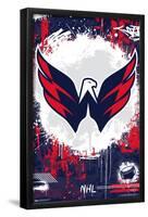 NHL Washington Capitals - Maximalist Logo 23-Trends International-Framed Poster