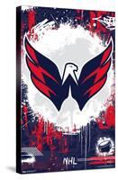 NHL Washington Capitals - Maximalist Logo 23-Trends International-Stretched Canvas