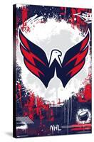 NHL Washington Capitals - Maximalist Logo 23-Trends International-Stretched Canvas