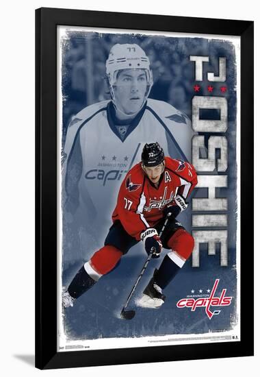 NHL Washington Capitals - T. J. Oshie 15-Trends International-Framed Poster