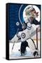 NHL Winnipeg Jets - Connor Hellebuyck 20-Trends International-Framed Stretched Canvas