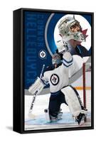 NHL Winnipeg Jets - Connor Hellebuyck 20-Trends International-Framed Stretched Canvas