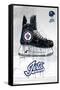 NHL Winnipeg Jets - Drip Skate 21-Trends International-Framed Stretched Canvas