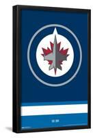 NHL Winnipeg Jets - Logo 21-Trends International-Framed Poster
