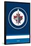 NHL Winnipeg Jets - Logo 21-Trends International-Framed Poster