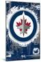 NHL Winnipeg Jets - Maximalist Logo 23-Trends International-Mounted Poster