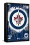 NHL Winnipeg Jets - Maximalist Logo 23-Trends International-Framed Stretched Canvas