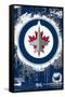 NHL Winnipeg Jets - Maximalist Logo 23-Trends International-Framed Stretched Canvas