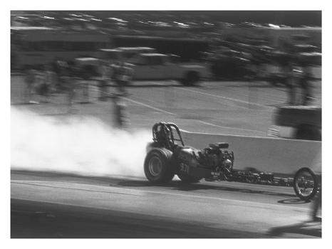 'NHRA Top Fuel Rail Dragster' Giclee Print - David Perry ...