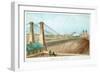 Niagara Cast Iron Bridge, New York, USA, C1855-C1860-null-Framed Giclee Print