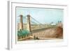 Niagara Cast Iron Bridge, New York, USA, C1855-C1860-null-Framed Giclee Print