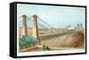 Niagara Cast Iron Bridge, New York, USA, C1855-C1860-null-Framed Stretched Canvas