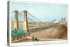 Niagara Cast Iron Bridge, New York, USA, C1855-C1860-null-Stretched Canvas