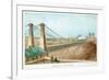 Niagara Cast Iron Bridge, New York, USA, C1855-C1860-null-Framed Giclee Print